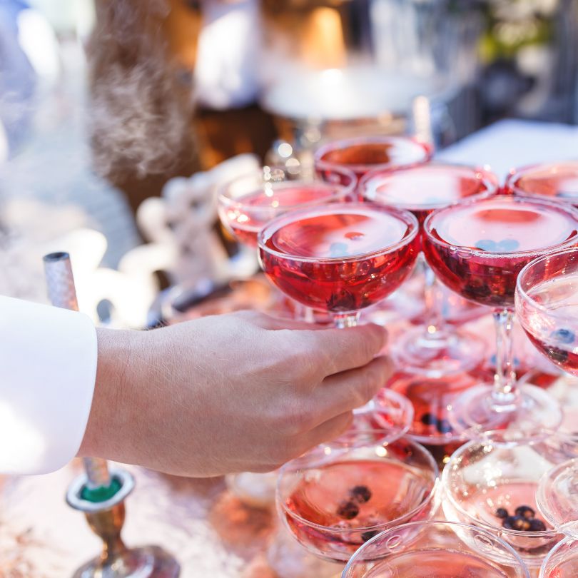 přípitek / aperitiv v Blatničce